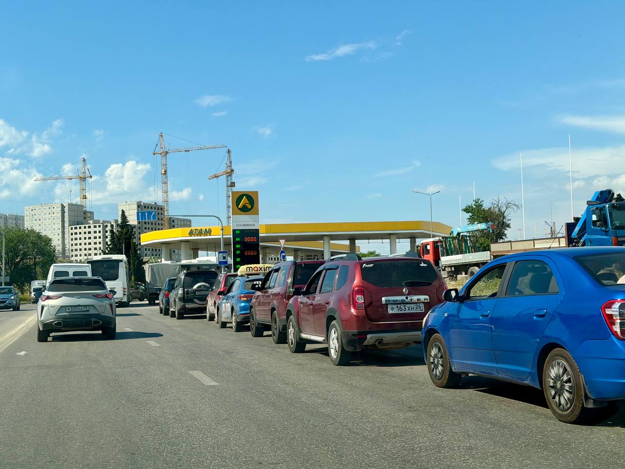 Где в Севастополе заправить автомобиль без QR-кода 1 августа