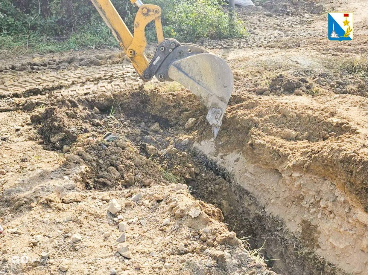 В селе Родном обновляют систему водоснабжения: «Водоканал» строит новый водопровод