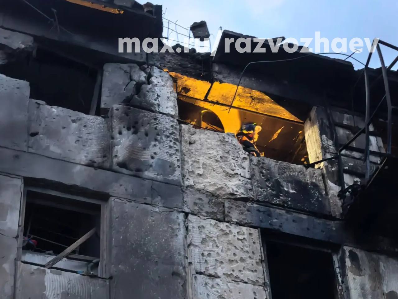 В Севастополе в результате атаки ВСУ полностью выгорели пять квартир