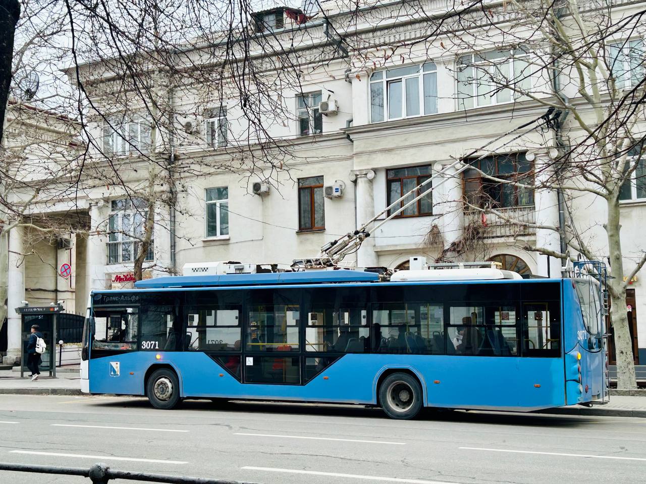 В Севастополе временно изменены схемы движения троллейбусов