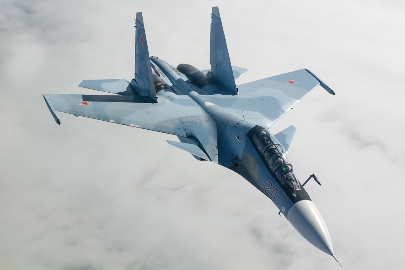 В Калининградской области разбился истребитель Су-30