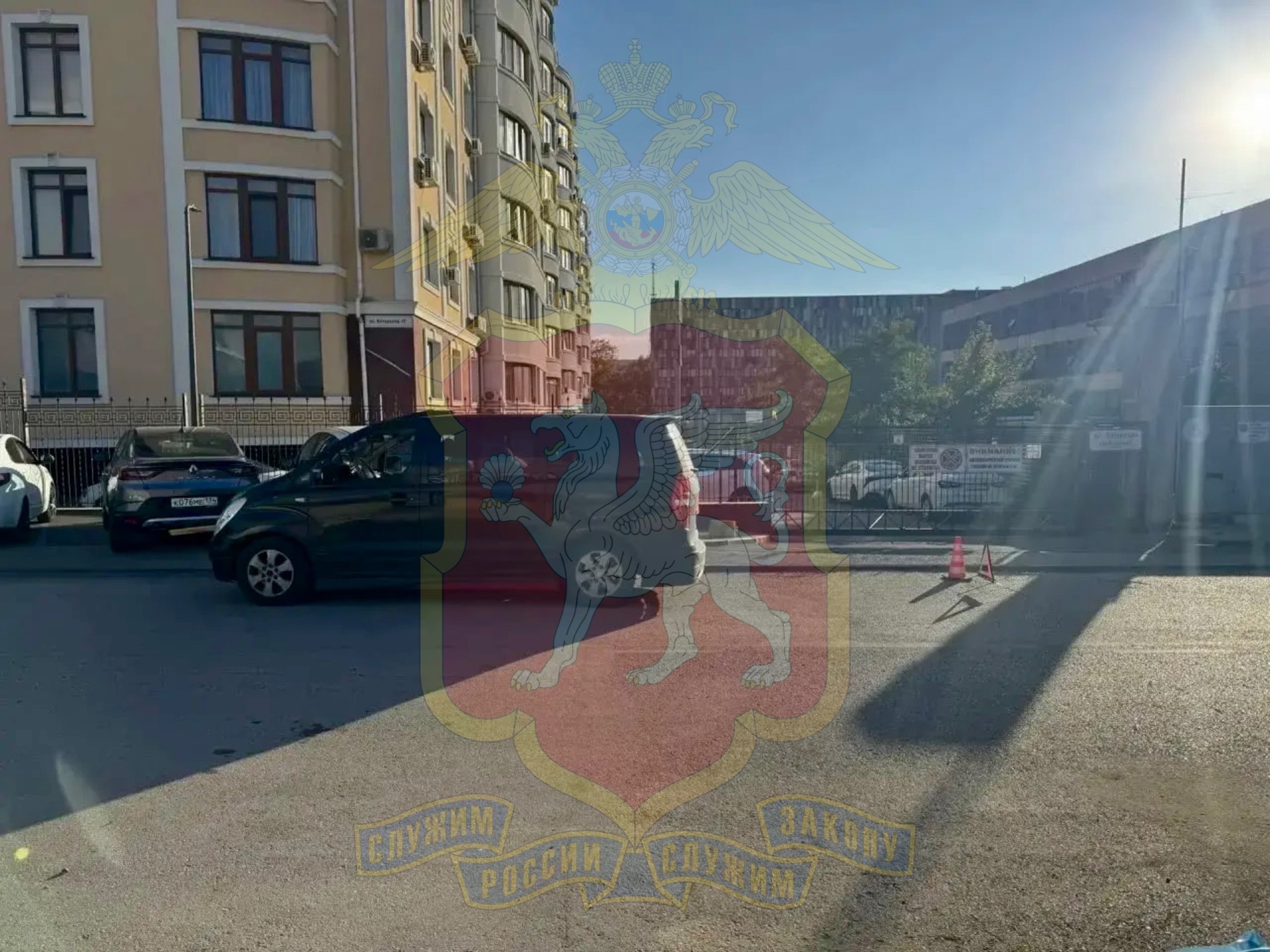 В Симферополе минивэн сбил трехлетнего ребенка
